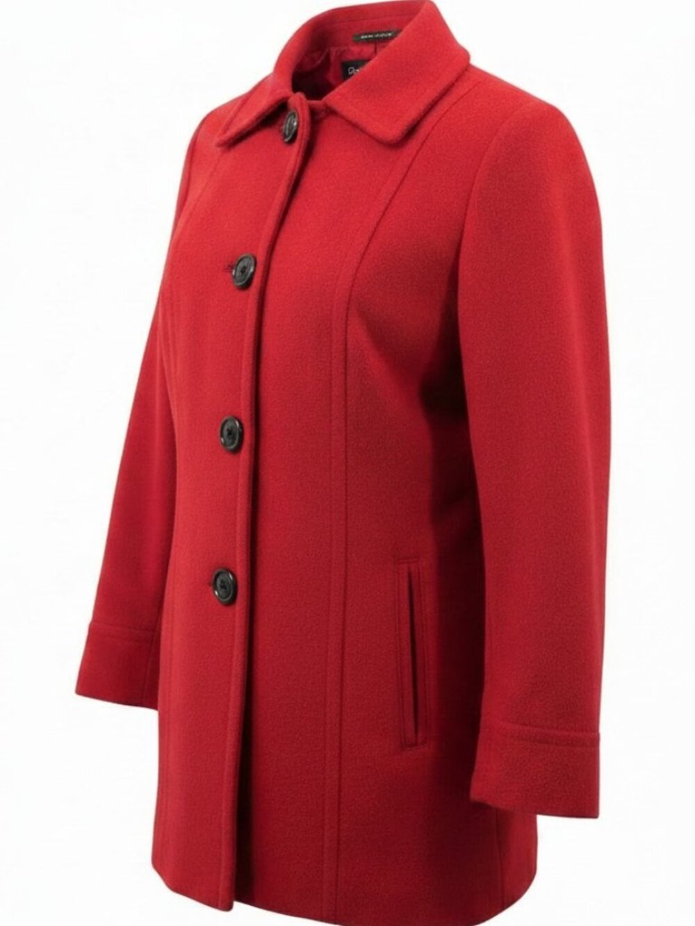 NWOT Liz Claiborne Red Single Breast Coat - Picture 6 of 16